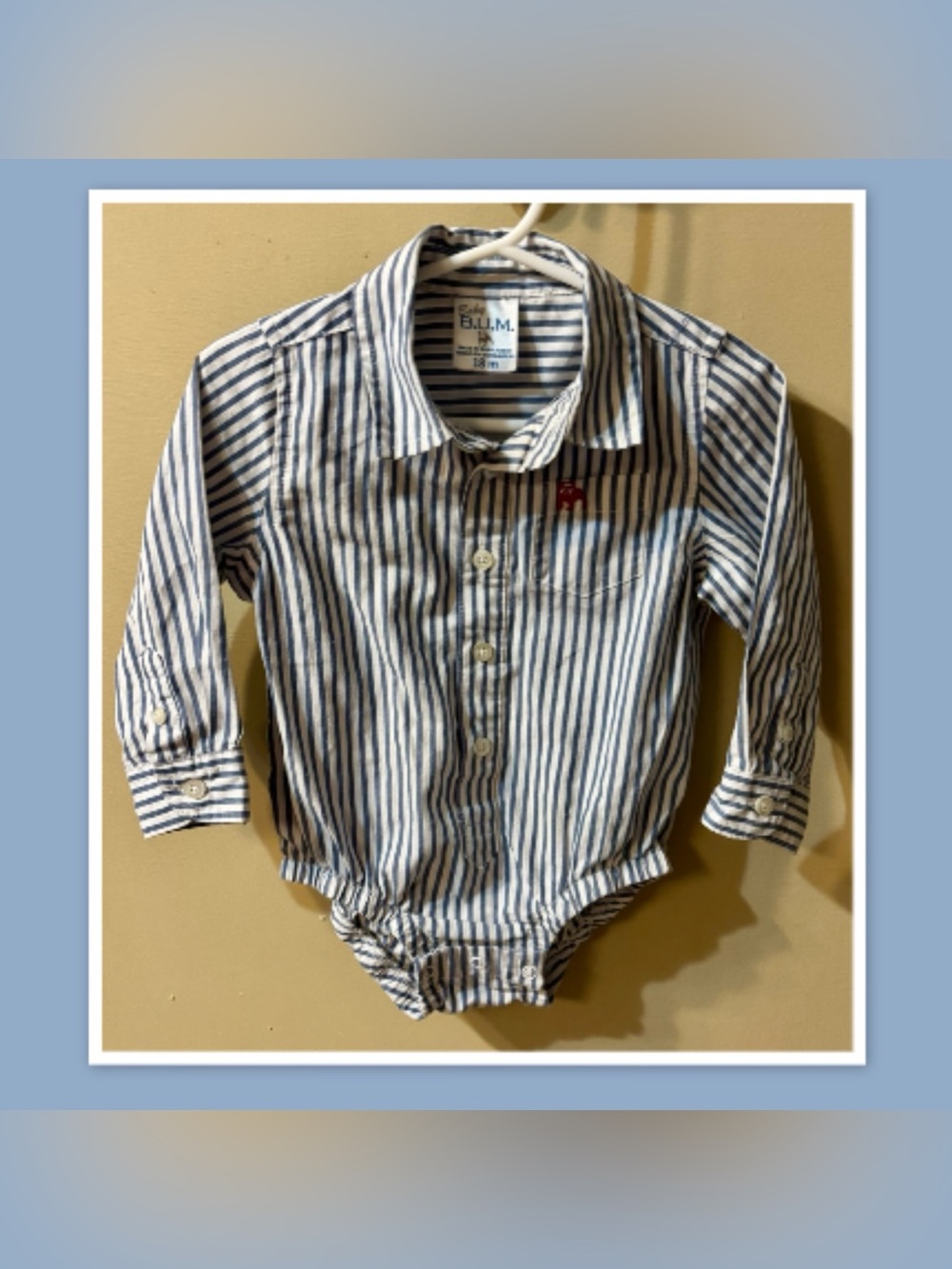 Baby B.U.M. Shirt Bodysuit ~ Size 18 Months